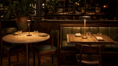 Restaurant Table Lamps: Rechargeable or Plug-In?