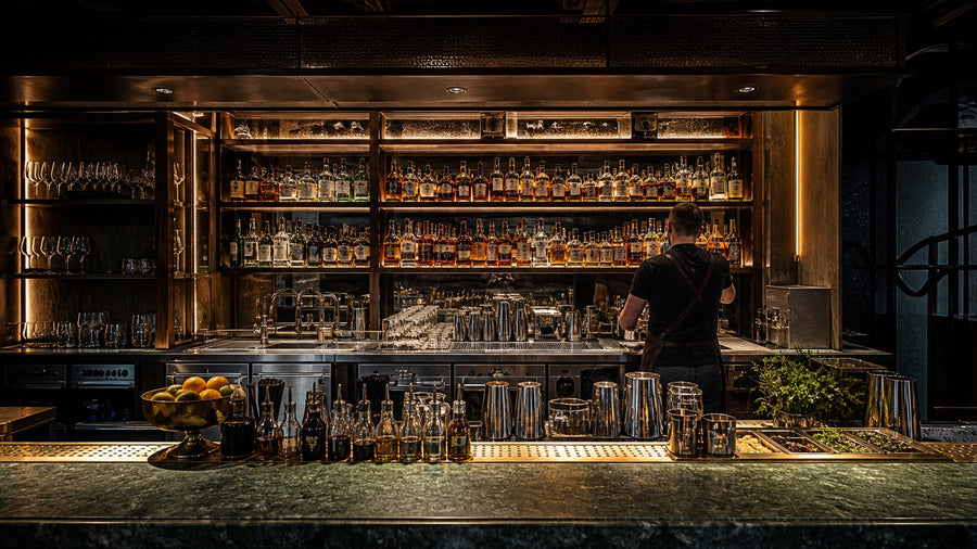 Restaurant Back Bar Design: Bottles, Glasswashing, Lighting, and Service Flow