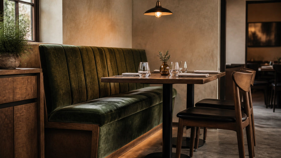 Restaurant Banquette Seating Design: Comfort, Spacing, Tables, Lighting, and Cleaning