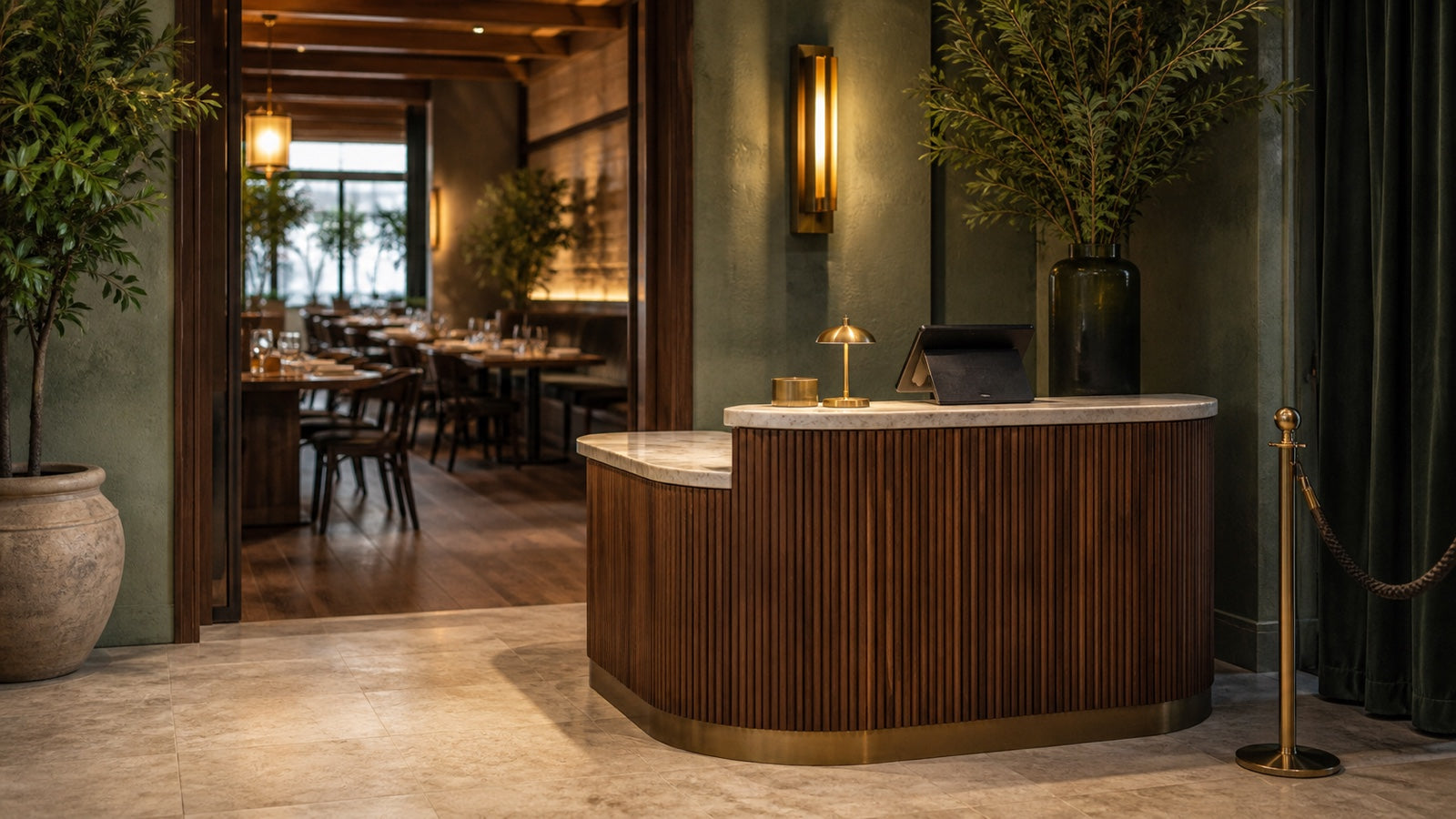 Restaurant Host Stand Design: Plan the Arrival, Queue, Storage, and First Impression