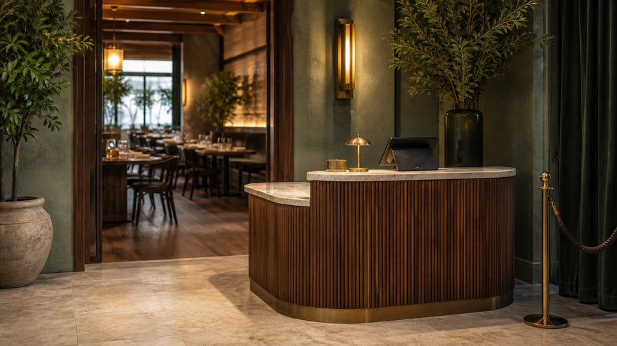 Restaurant Host Stand Design: Plan the Arrival, Queue, Storage, and First Impression