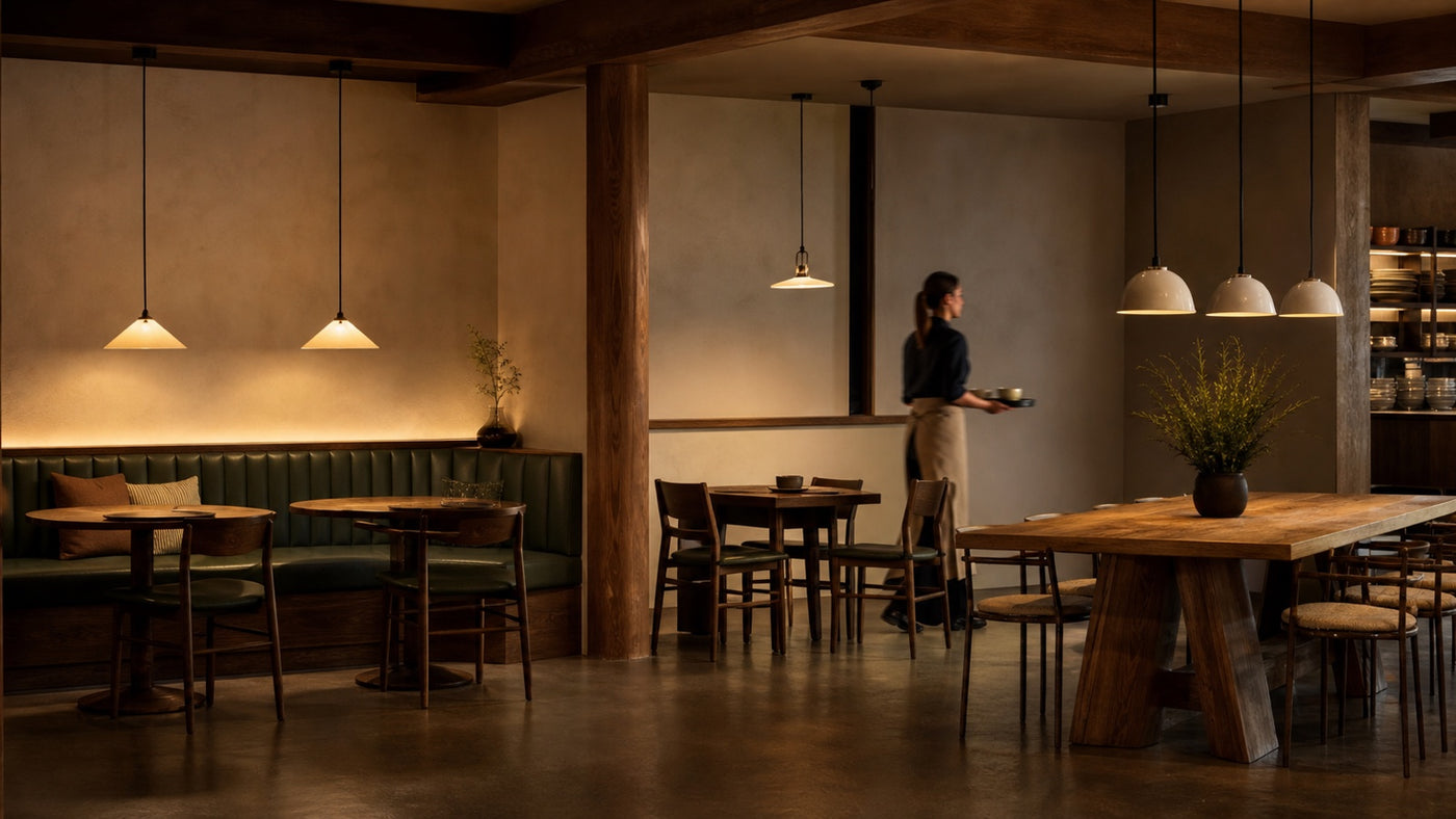 Restaurant Pendant Height and Spacing That Survives Service