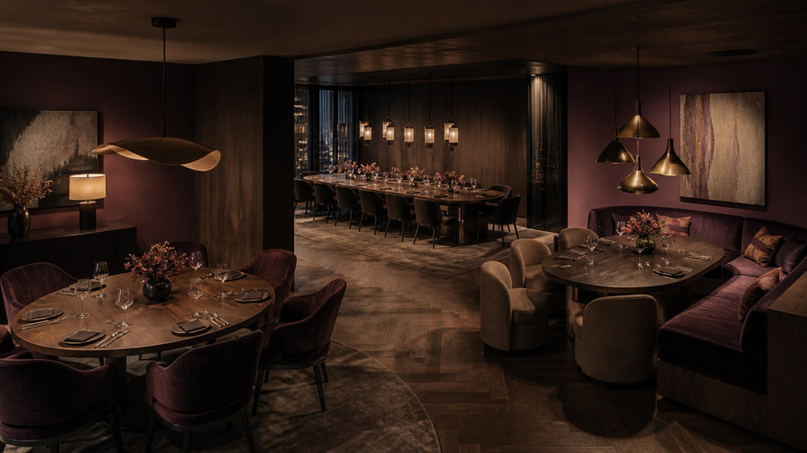 Restaurant Pendant Layouts: Cluster, Row or Single?