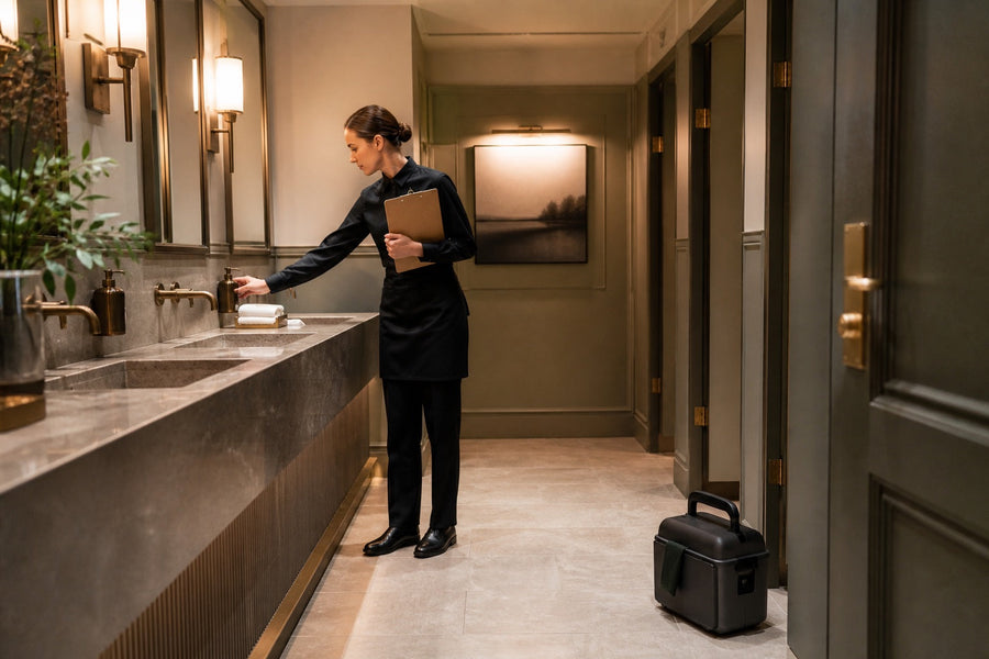Restaurant Restroom Cleaning Checklist and Inspection Log