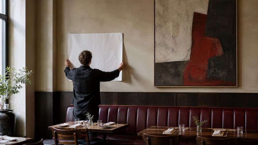Restaurant Wall Art Size: How Large, How High, and Where to Hang It