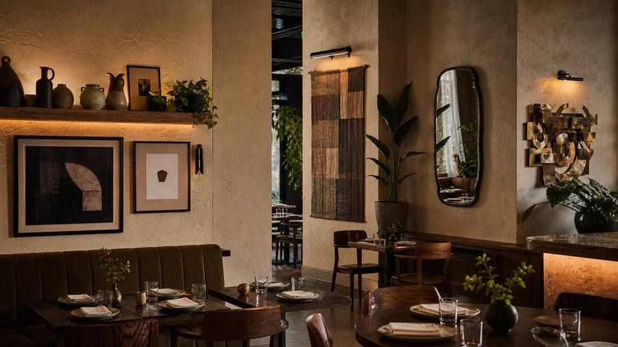Restaurant Wall Decor: 10 Options Compared by Cost, Effort, and Reversibility