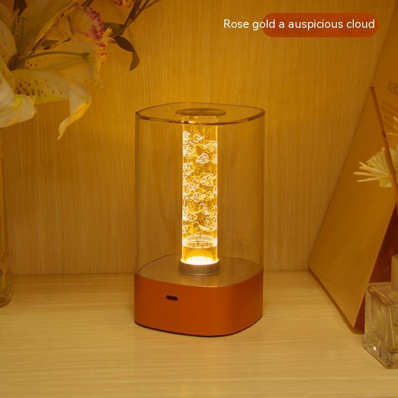 New LED Touch Atmosphere Light USB Charging Eye Protection Bedside Bedroom Lamp Bar Restaurant Garden Decoration Night Light Home Decor — view 8