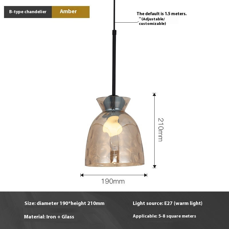 Nordic Restaurant Minimalist Small Pendant Light — view 9