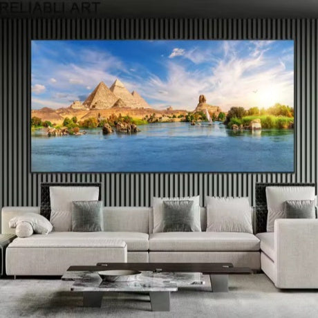 Solid Wood Frameless Restaurant Wall Art