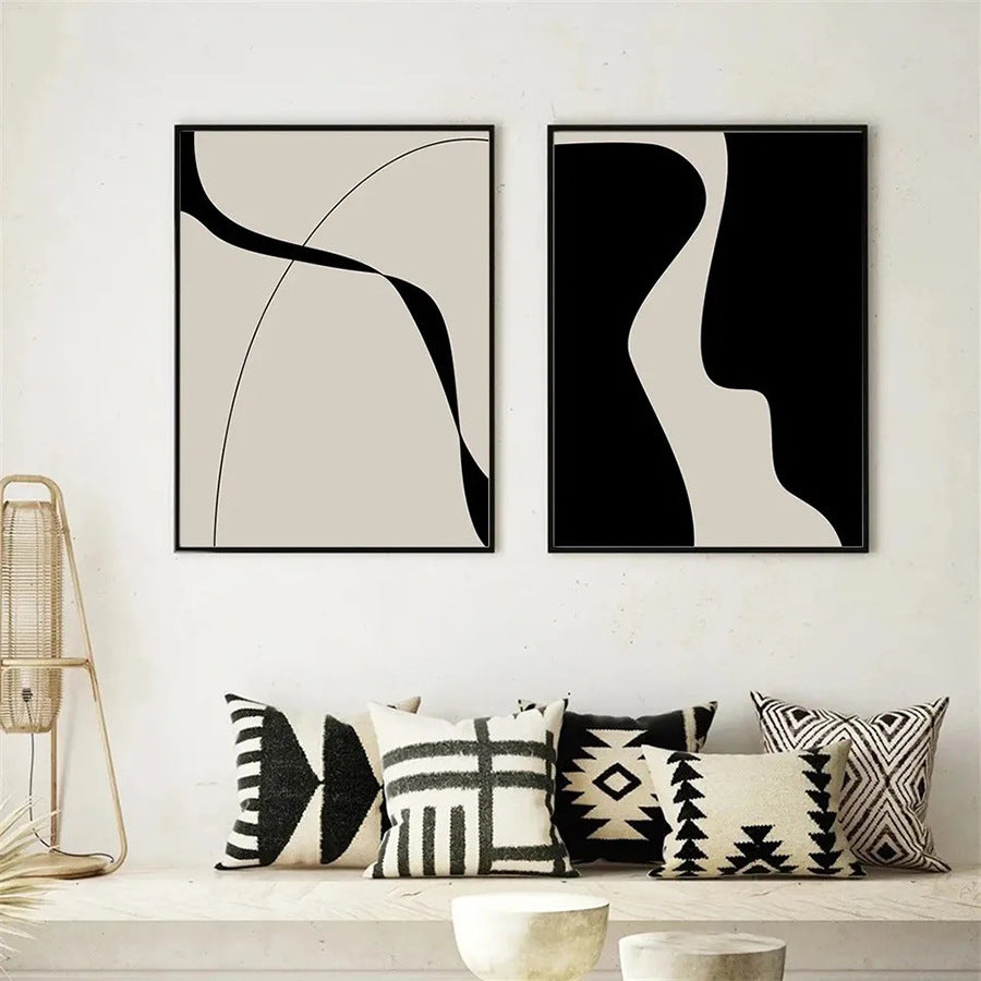 Abstract Sofa Background Wall Decoration Painting — view 2