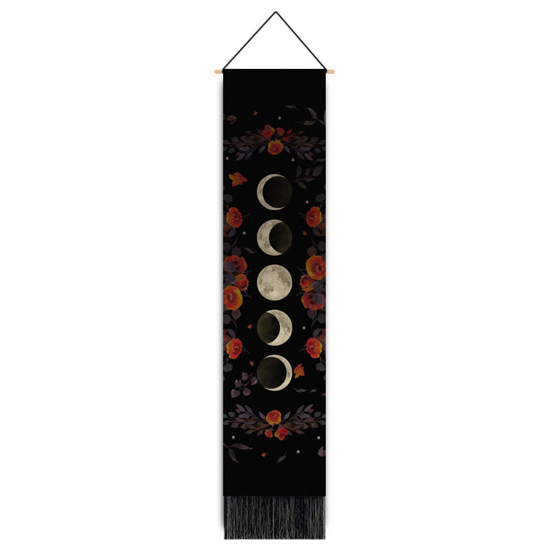 Decorative Hanging Paintings Printed Home Decor Wall Hangings Tassel Tapestries — view 10