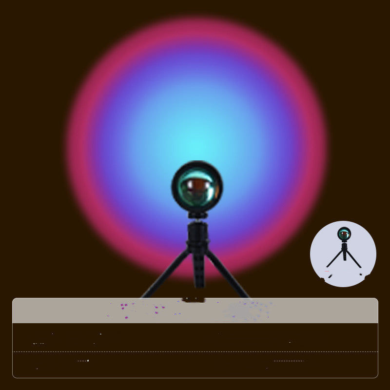 RGB Sunset Atmosphere Floor Lamp for Restaurant Ambiance — view 4