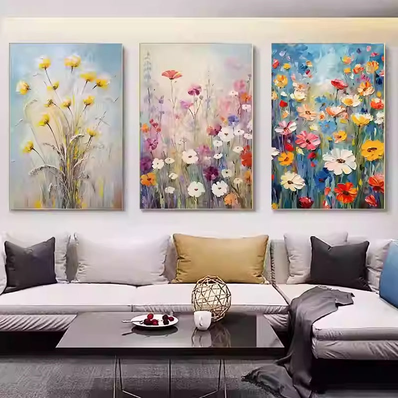 Dandelions Decoration Bedroom Posters For Wall Canvas Decor — view 1
