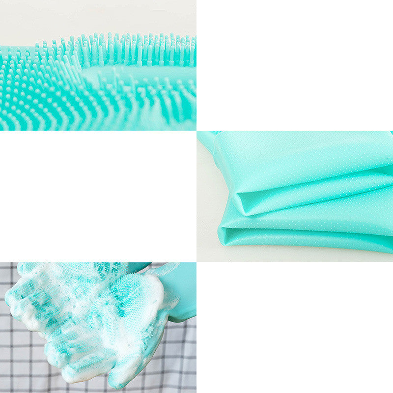 Flexible Silicone Deshedding Glove for Cat Café Grooming Stations, Foster Rooms, and Daily Coat Care — view 5
