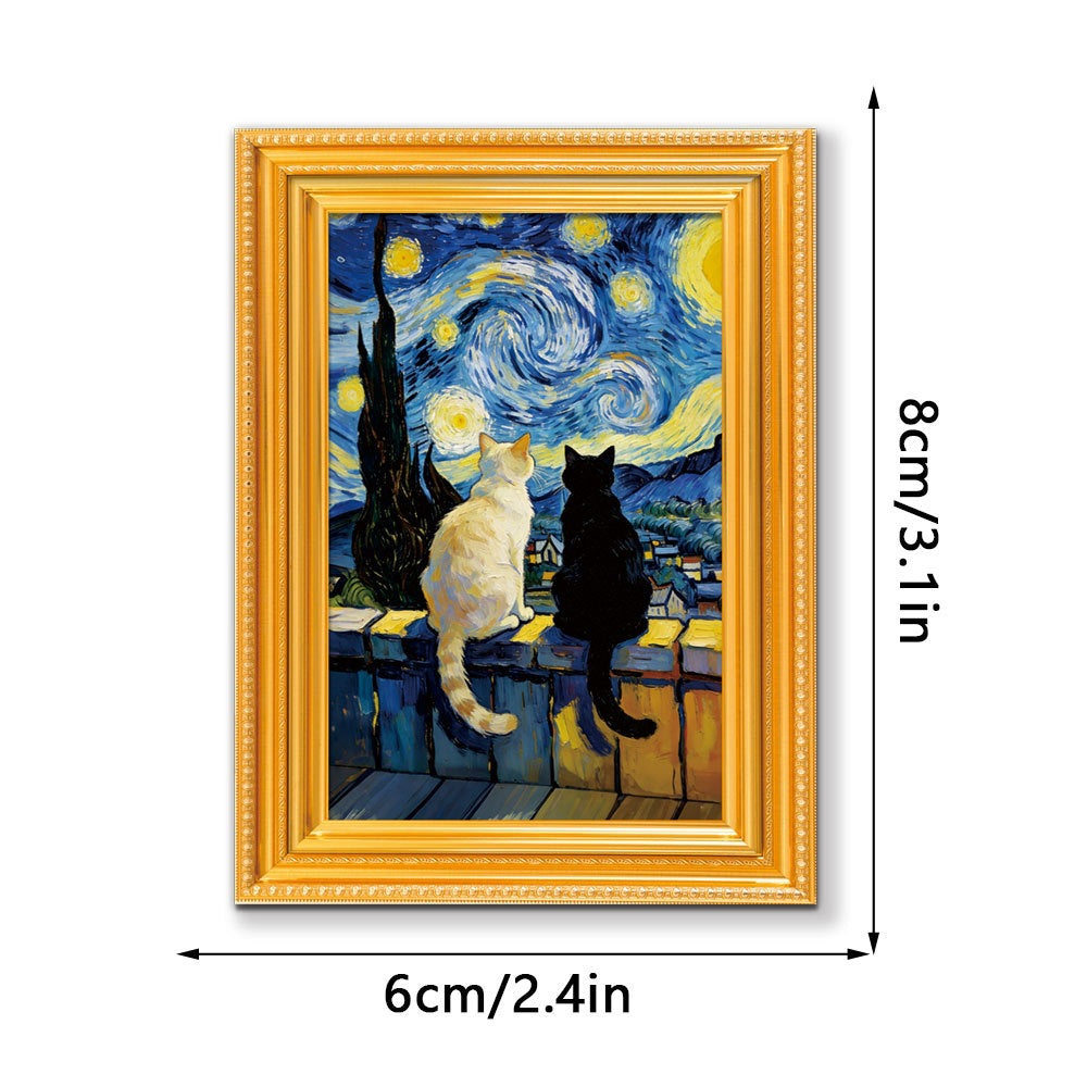 3D Wooden Photo Frame Fridge Magnet Home Decor — view 6