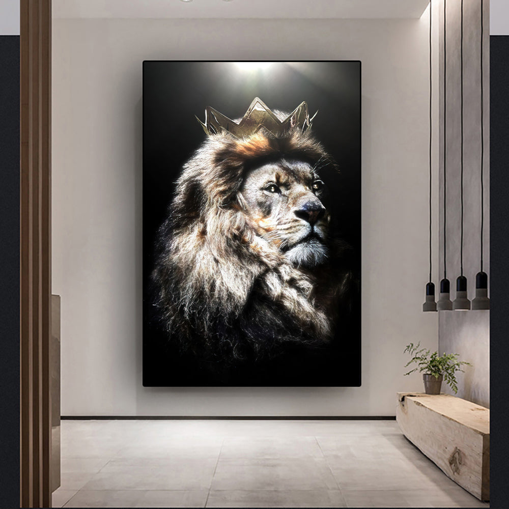 Living Room Decor Wall Decor Black Wildlife Canvas Poster Print — view 7