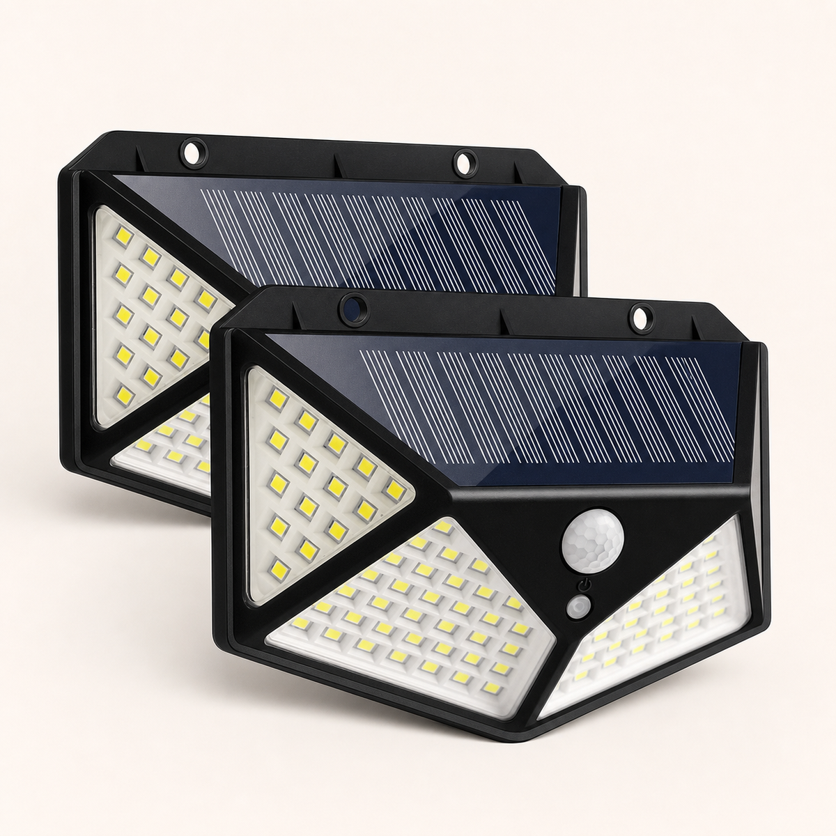Resto Glow AI product image 2026-08-03 — clean background — 100-LED Solar Wall Light — Restaurant Patio