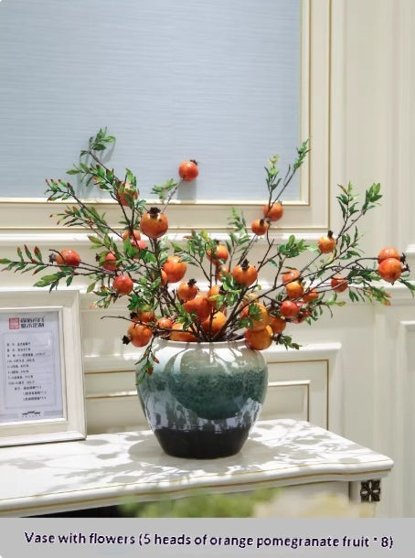 Holly Vase Ornament Artificial Flowers For Floral Arrangements Decor Item — view 11