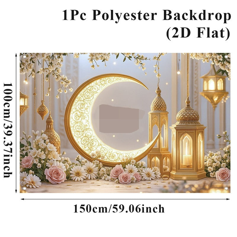 Moon Backdrop Hanging Decor For Wall Decoration — view 5