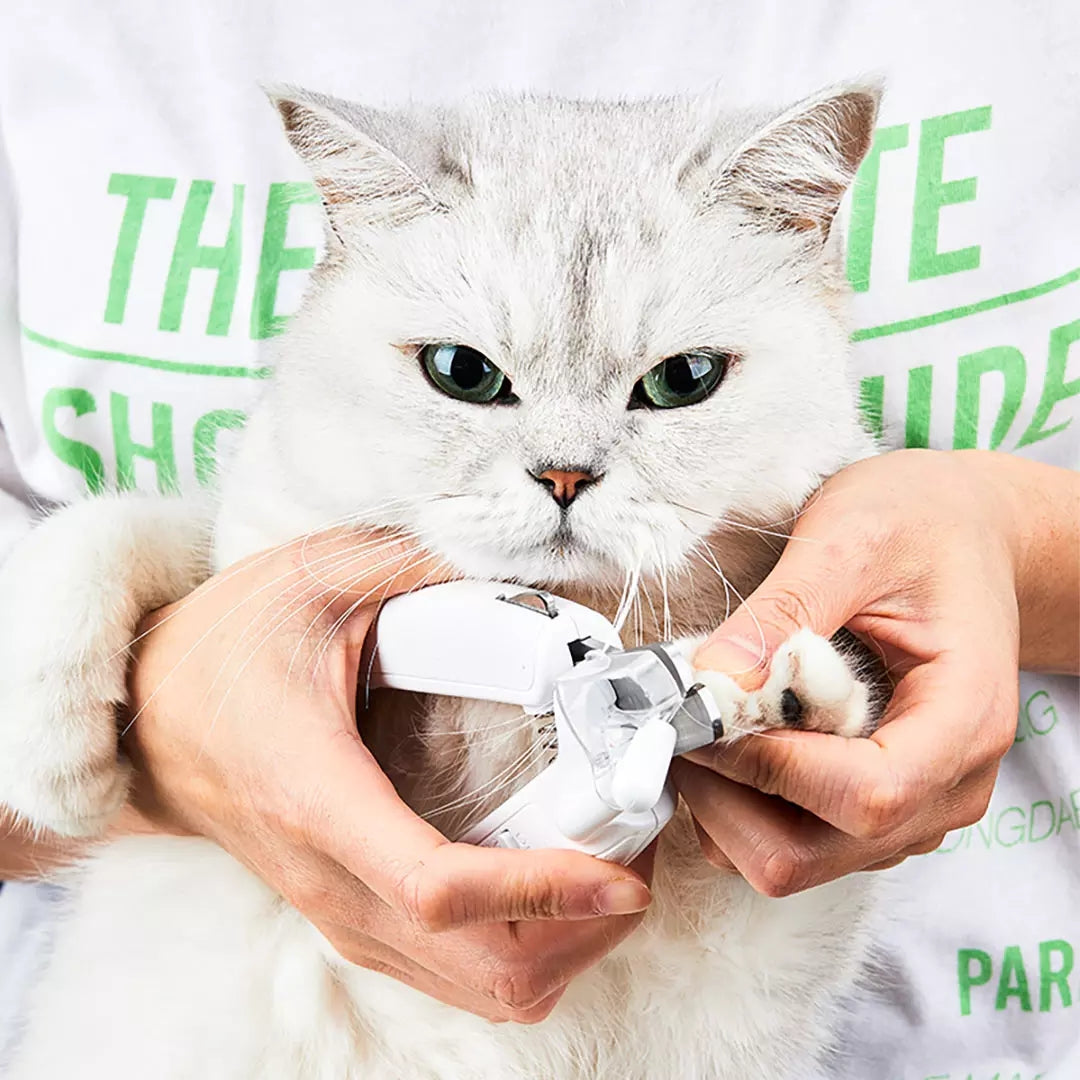 LED-Illuminated Nail Clipper for Cat Café Care Stations, Foster Teams, and Controlled Grooming Sessions — view 11