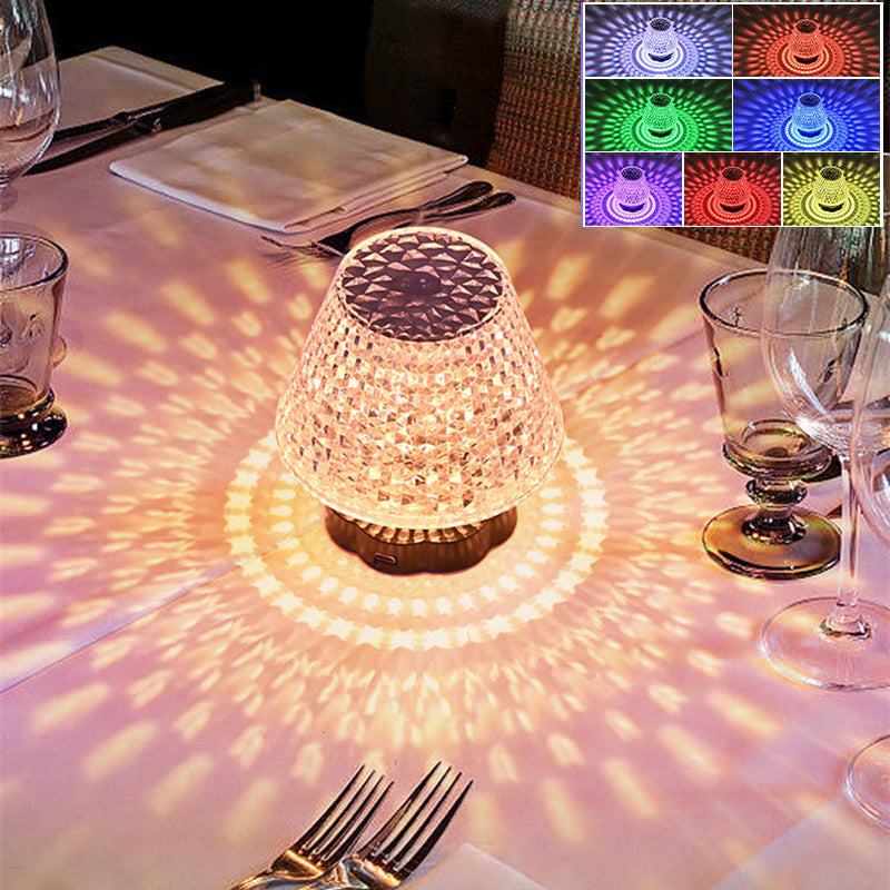 Diamond Crystal USB Table Lamp for Restaurant Tables — view 1