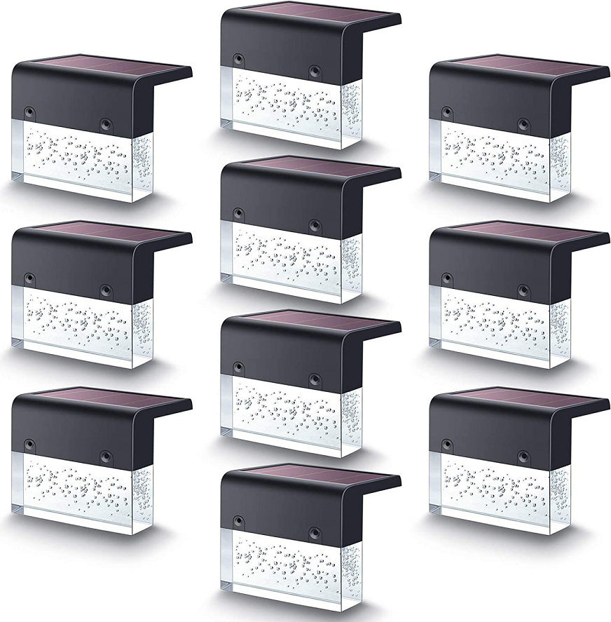RGB Solar Step & Fence Lights — Restaurant Patio — view 3