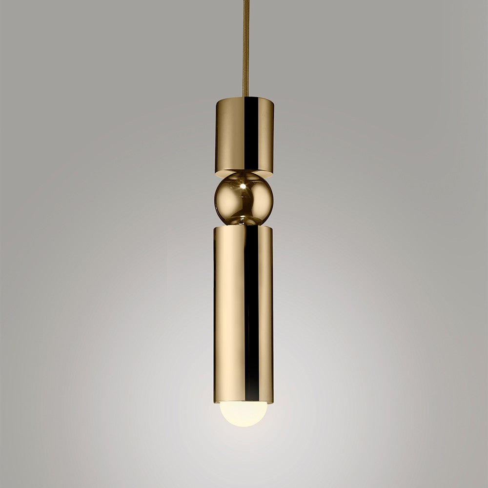 Nordic Brass Pendant Light for Restaurants and Cafés — view 2