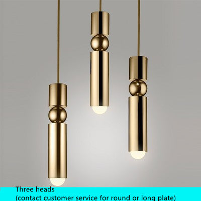 Nordic Brass Pendant Light for Restaurants and Cafés — view 6