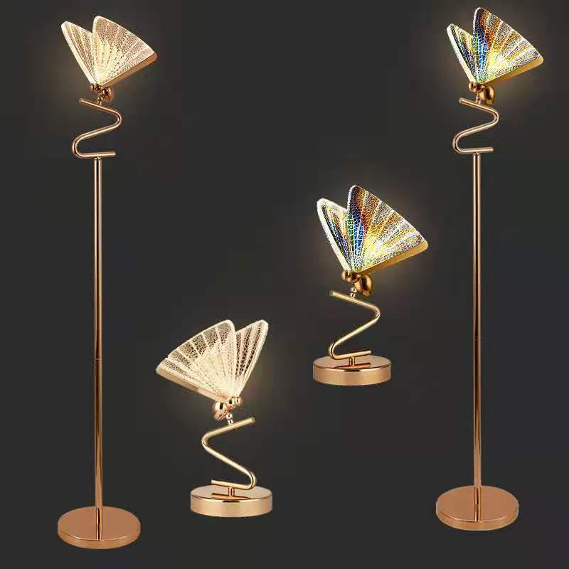 Hot Sale Butterfly Lamp Chandelier for Living Room Bedroom Bedside Staircase Hall Restaurant Art Indoor Lighting Decor — view 4