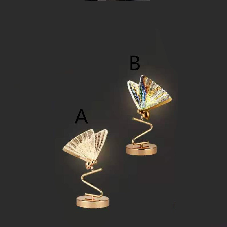 Hot Sale Butterfly Lamp Chandelier for Living Room Bedroom Bedside Staircase Hall Restaurant Art Indoor Lighting Decor — view 5