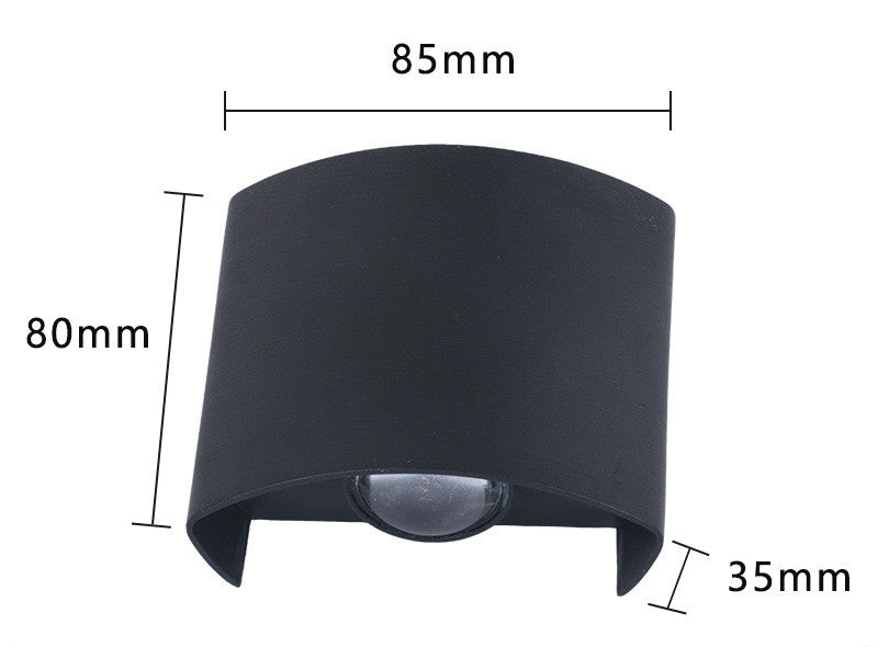 Outdoor Rainproof Led Wall Lamp Outdoor Spotlight Courtyard Bedside Living Room Wall Lamp — view 13