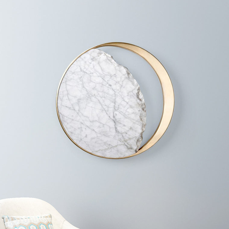 Marble Eclipse LED Wall Sconce for Restaurants