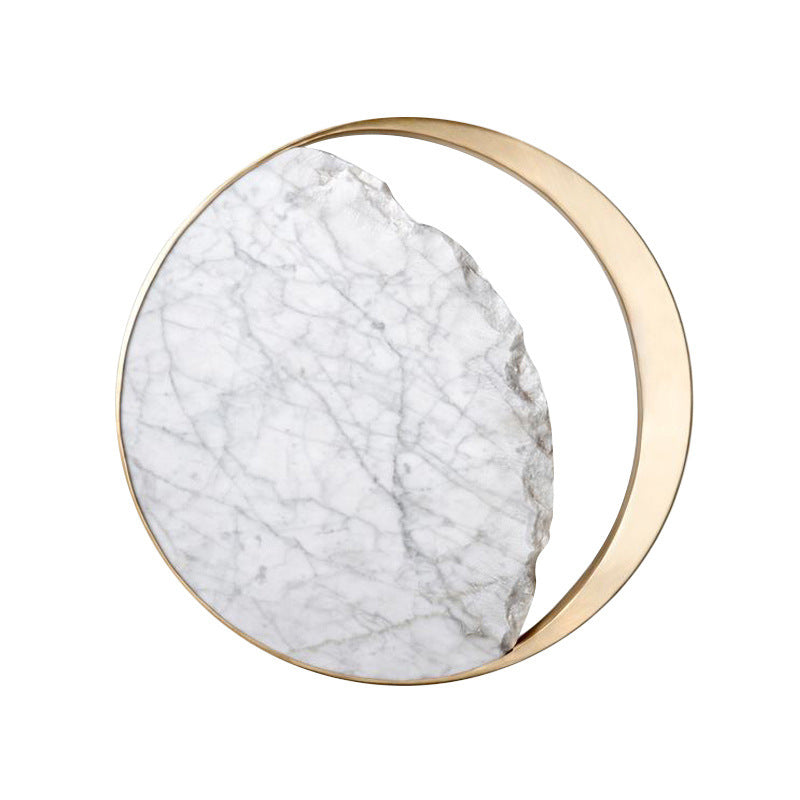 Marble Eclipse LED Wall Sconce for Restaurants — view 2
