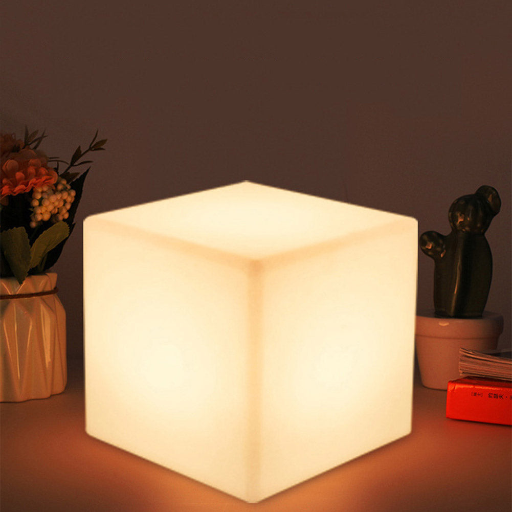 Cube Restaurant Atmosphere Table Lamp Luminous Square Decorative Table Lamp — view 5