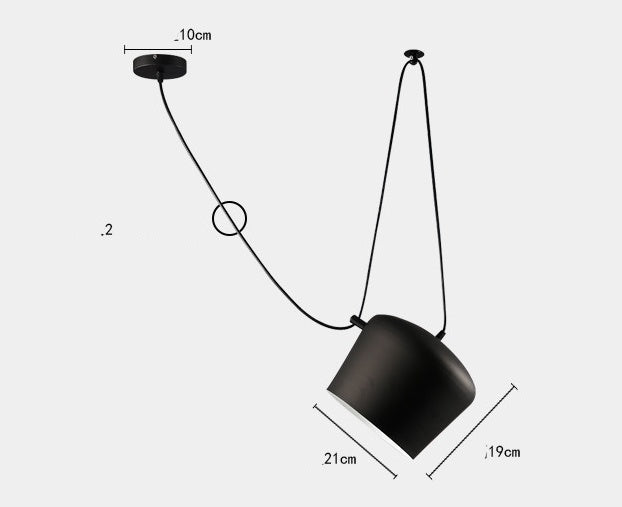 Modern Window LED Chandelier for Restaurants — view 7