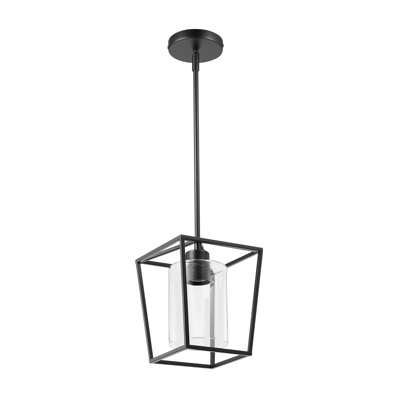 Black Iron Cage Pendant Light — Restaurant Dining & Bar — view 4