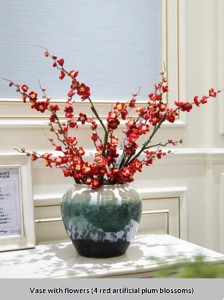 Holly Vase Ornament Artificial Flowers For Floral Arrangements Decor Item — view 4