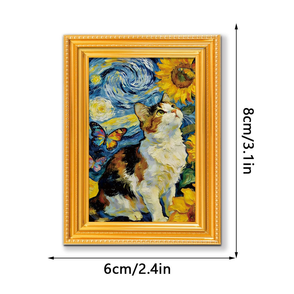 3D Wooden Photo Frame Fridge Magnet Home Decor — view 7