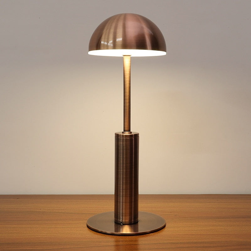 Cross-Border Led Rechargeable Bar Table Lamp Creative Mushroom-shaped Haircut Decorative Lamp Ambience Light Outdoor Restaurant And Cafe Desk Lamp — view 2