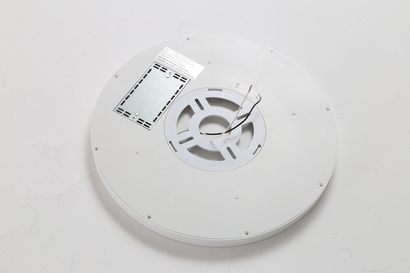 Ultra-Thin White LED Flush Mount Ceiling Light for Restaurant Hallways — view 9