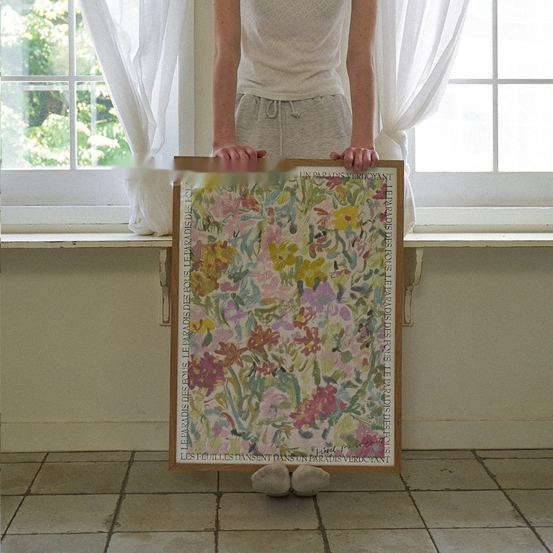 Romantic Summer Flowers Artistic Home Decorative Painting — view 1