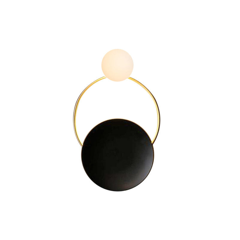 Post-Modern Ring Wall Lamp for Restaurant Feature Walls — view 3