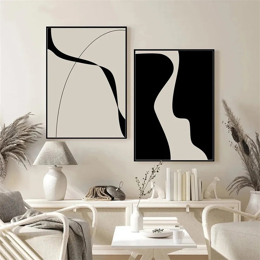 Abstract Sofa Background Wall Decoration Painting — view 4