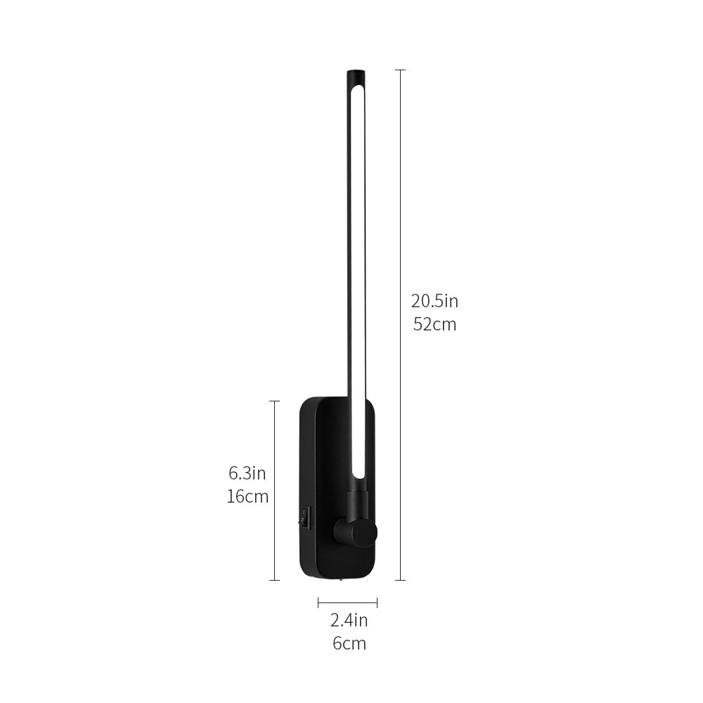 Black Rechargeable Magnetic 3CCT Picture Light for Restaurant Art Walls — view 9