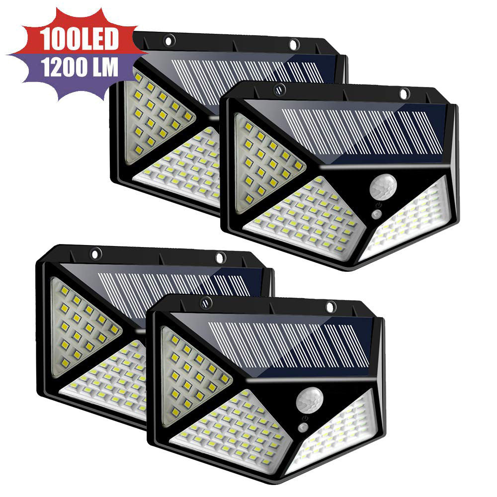 100-LED Solar Wall Light — Restaurant Patio — view 10