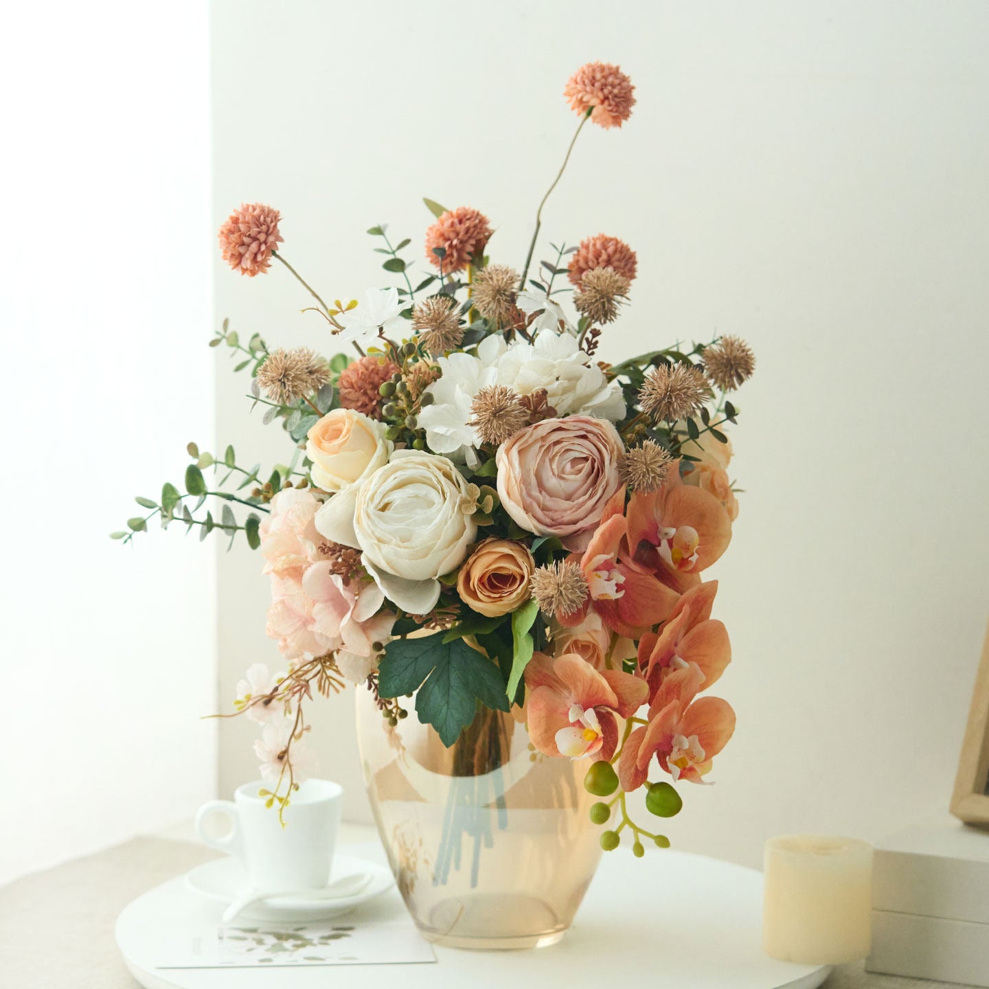 Artificial Flower Arrangement Restaurant Decor Ornament — view 1