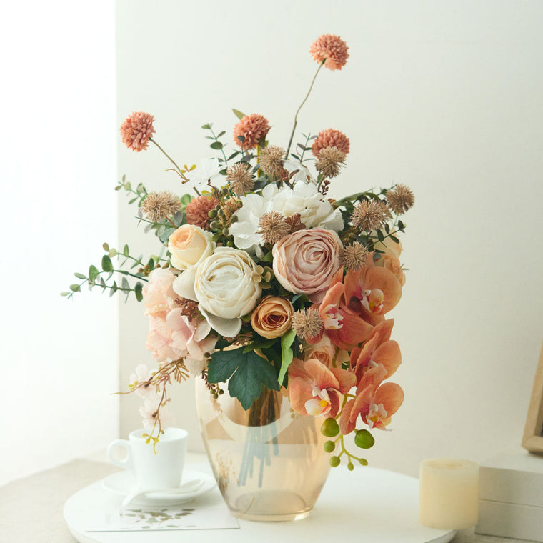 Artificial Flower Arrangement Restaurant Decor Ornament