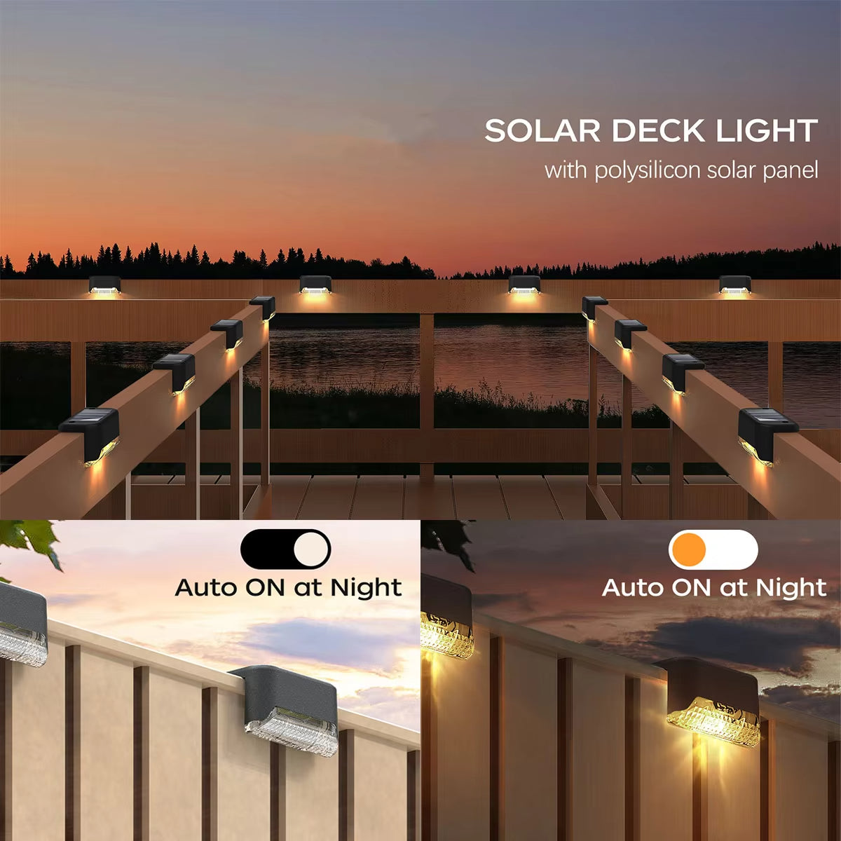 Solar LED Deck Step Lights for Restaurant Patios — view 2