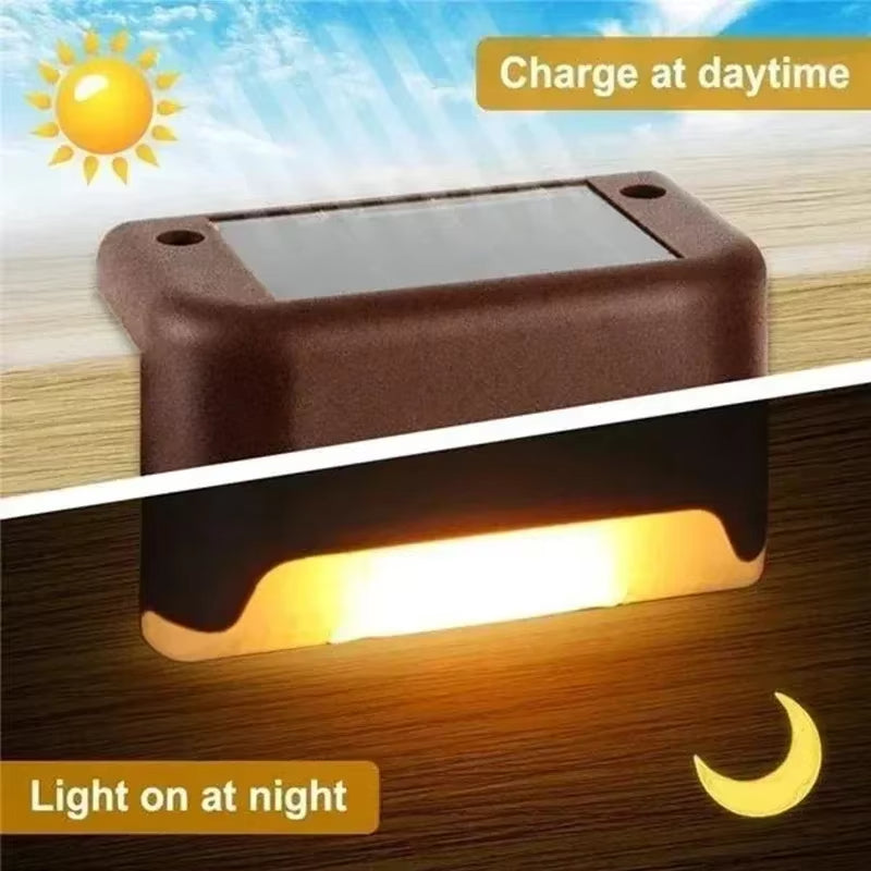 Solar LED Deck Step Lights for Restaurant Patios