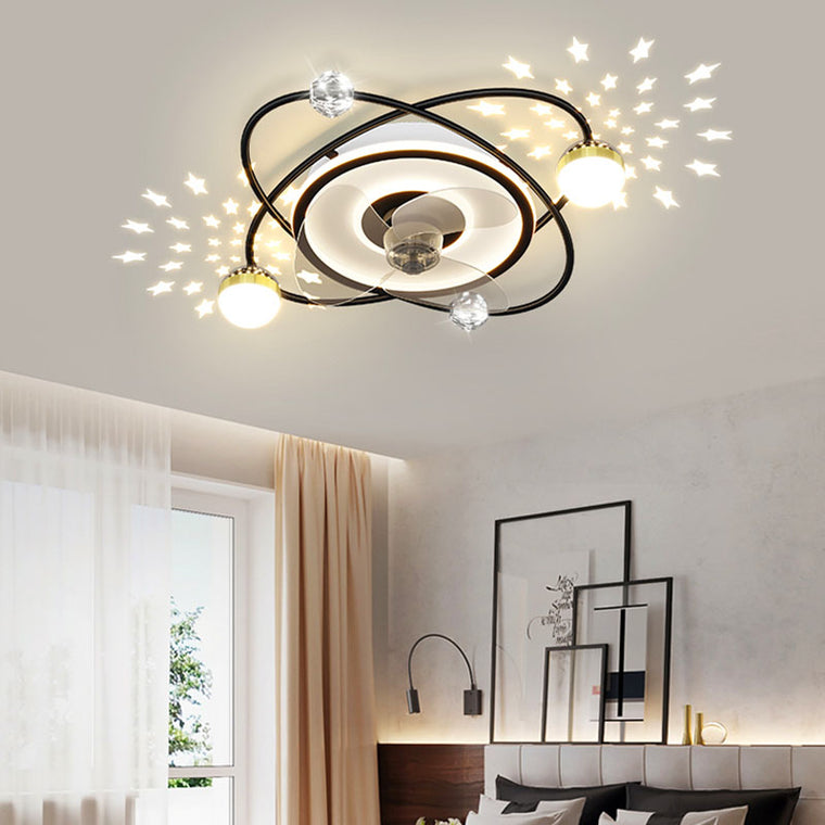 LED Restaurant Dining Room Ceiling Fan